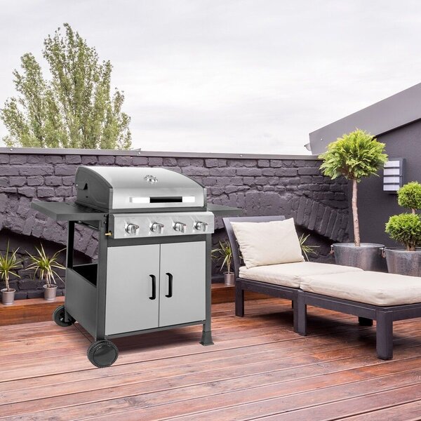 Brenner BR-G4N 4 égős gázgrill