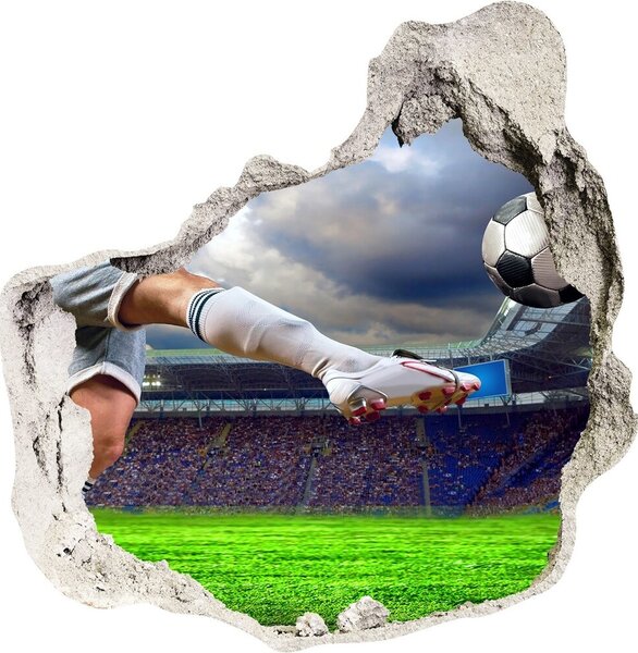 3d-s lyuk vizuális effektusok matrica Focista stadion