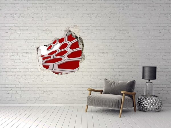3d-s lyuk vizuális effektusok matrica Absztrakció 3d