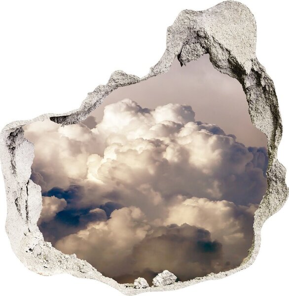 3d-s lyuk vizuális effektusok matrica Felhők az égen
