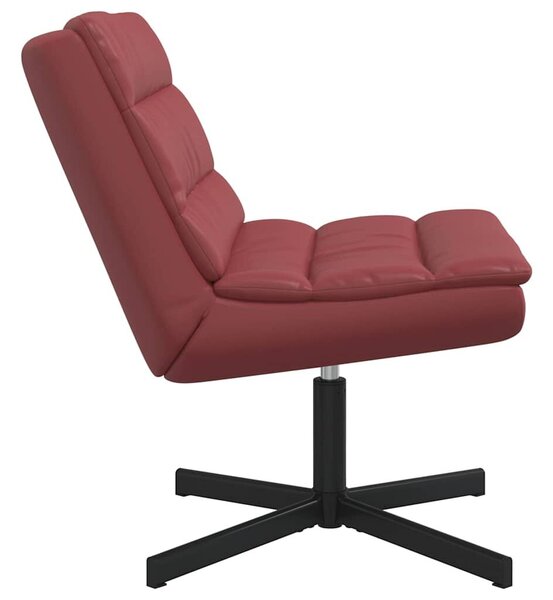VidaXL Forgószék bordó 63 x 75 x 76 cm PU