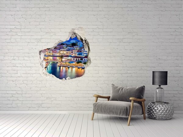 3d-s lyuk vizuális effektusok matrica Kréta görögország