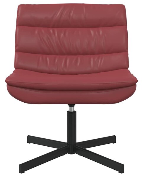 VidaXL Forgószék bordó 63 x 75 x 76 cm PU
