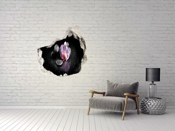3d-s lyuk vizuális effektusok matrica Orchidea