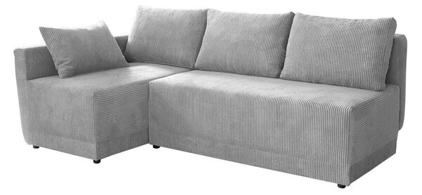 Sarokkanapé Columbus 149, Kárpit, 85x210x135cm, Fenyő
