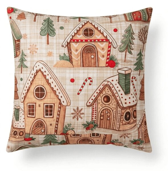 Mikroszálas párnahuzat GINGER HOME 45x45 cm, színes kivitel