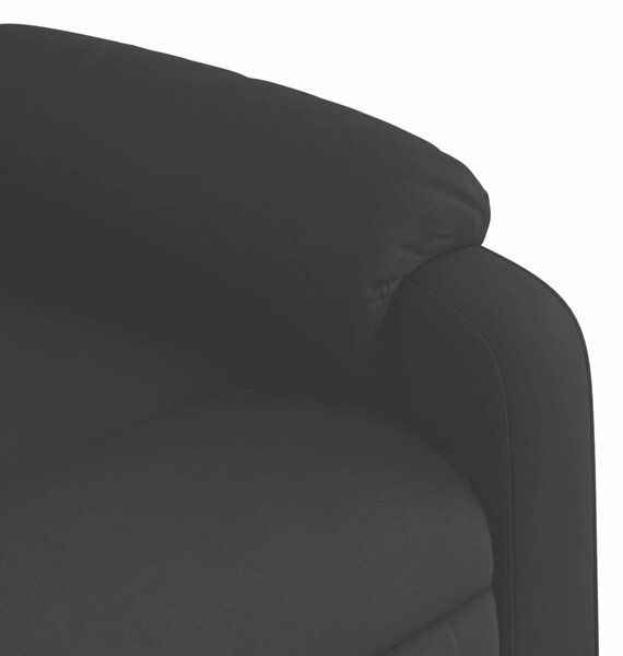 VidaXL fekete szövet relaxfotel