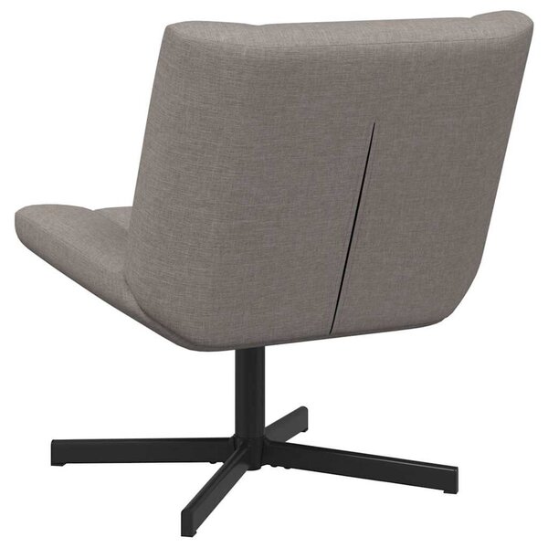 VidaXL Forgószék Tópszínű 63 x 75 x 76 cm szövet