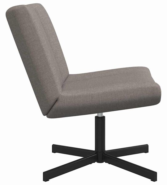 VidaXL Forgószék Tópszínű 63 x 75 x 76 cm szövet