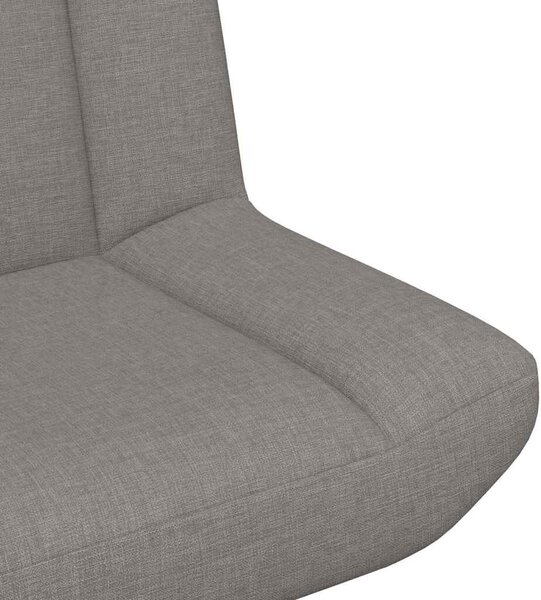 VidaXL Forgószék Tópszínű 63 x 75 x 76 cm szövet
