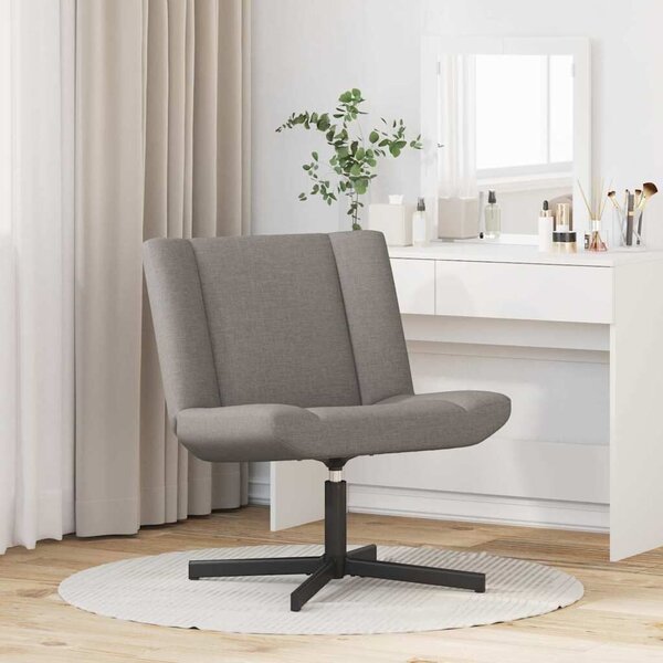 VidaXL Forgószék Tópszínű 63 x 75 x 76 cm szövet