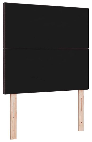 VidaXL LED ágytámla Barna szövet