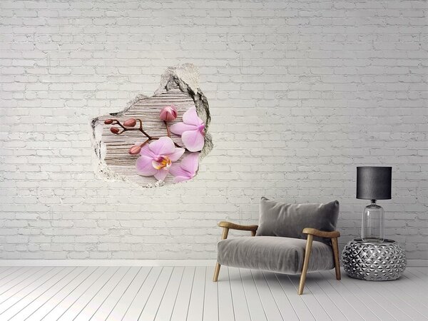 3d-s lyuk vizuális effektusok matrica Orchid a fán