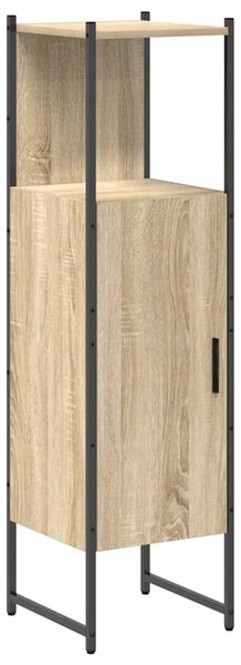 VidaXL Fürdőszoba bútor szett 3 db Barna 33 x 33 x 120,5 cm Szerelt fa