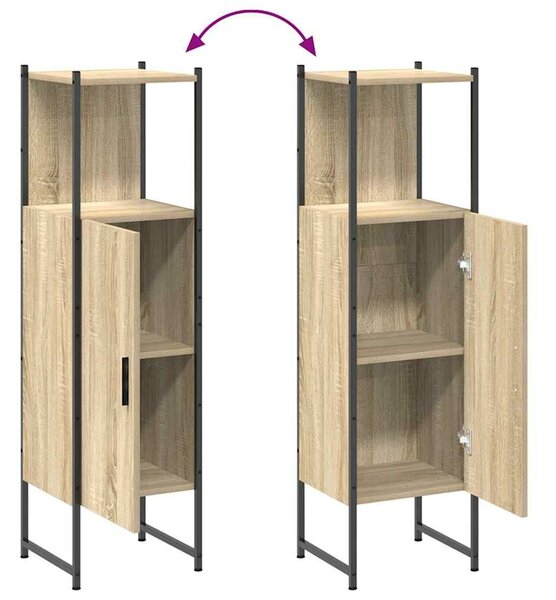 VidaXL Fürdőszoba bútor szett 3 db Barna 60 x 30 x 60 cm Szerelt fa