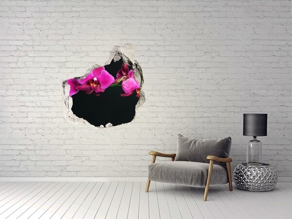3d-s lyuk vizuális effektusok matrica Orchidea