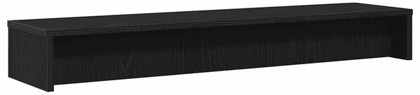 Fekete tölgyfa monitorállvány 100 x 24 x 13 cm