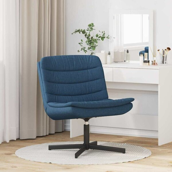 VidaXL Forgószék Kék 63 x 75 x 76 cm szövet