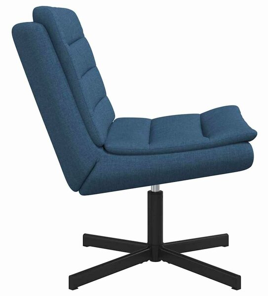VidaXL Forgószék Kék 63 x 75 x 76 cm szövet