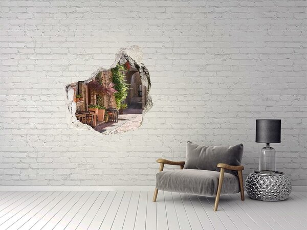 3d-s lyuk vizuális effektusok matrica Olasz utca