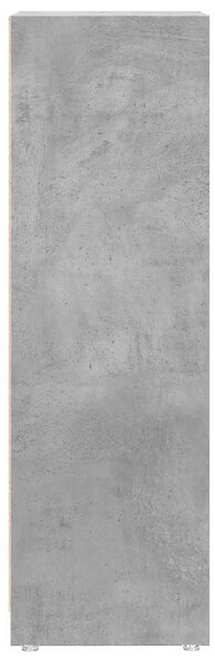 Betonszürke forgácslap fürdőszobaszekrény 30 x 30 x 95 cm