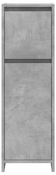 Betonszürke forgácslap fürdőszobaszekrény 30 x 30 x 95 cm
