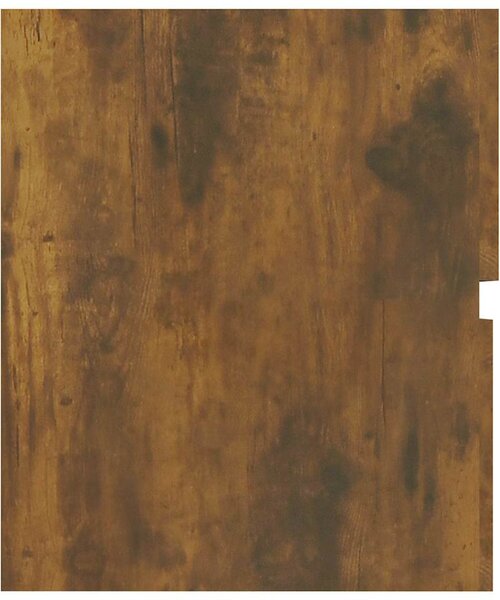 Füstös tölgy színű szerelt fa mosdószekrény 80 x 38,5 x 45 cm