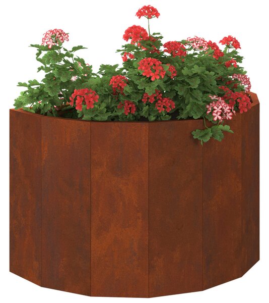 Növénytartó Rozsdás 60 x 30 x 35 cm Időjárásálló acél