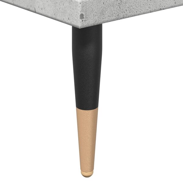 Betonszürke szerelt fa fürdőszobaszekrény 30 x 30 x 190 cm