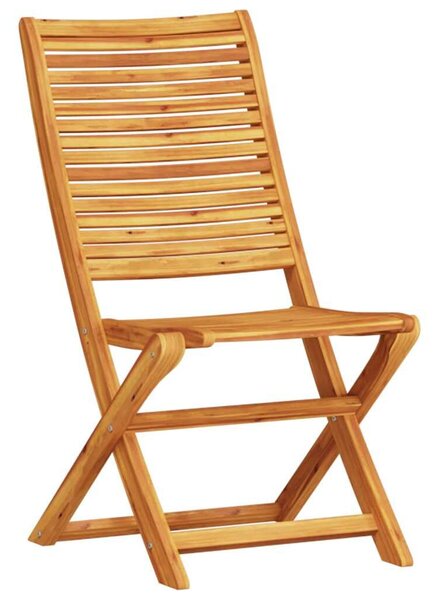 VidaXL Kert étkező szett 7 pcs Barna Tömör Akácfa