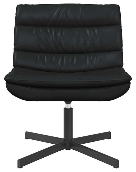VidaXL Forgószék Fekete 63 x 75 x 76 cm Fényes PU