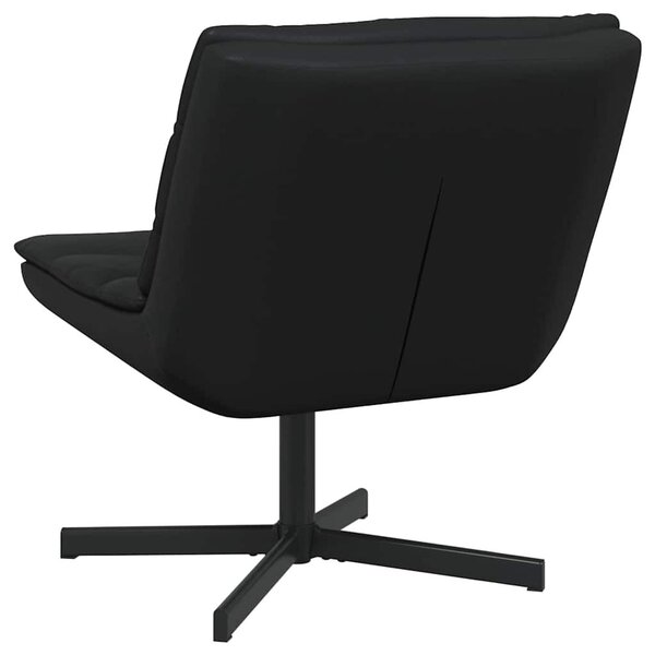 VidaXL Forgószék Fekete 63 x 75 x 76 cm Fényes PU
