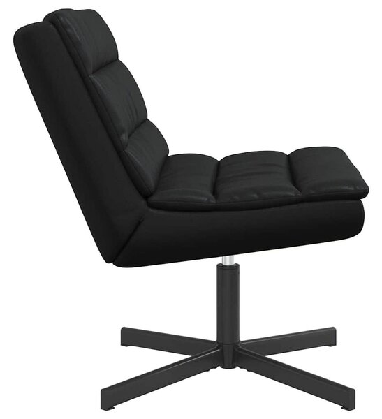 VidaXL Forgószék Fekete 63 x 75 x 76 cm Fényes PU