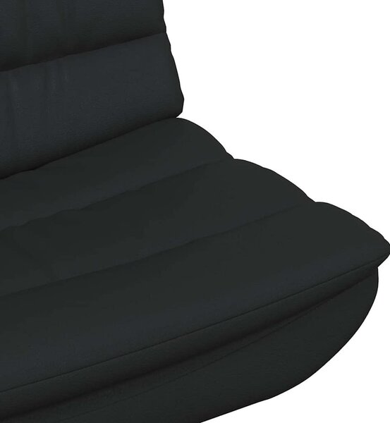 VidaXL Forgószék Fekete 63 x 75 x 76 cm Fényes PU