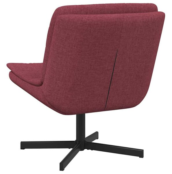 VidaXL Forgószék Bordó 63 x 75 x 76 cm szövet