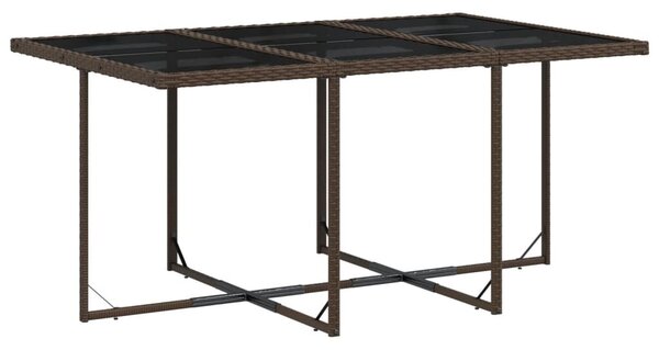 VidaXL 11 részes barna polyrattan kerti ülőgarnitúra párnákkal