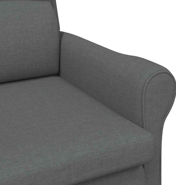 VidaXL karosszék Sötétszürke 76 x 94 x 102 cm szövet