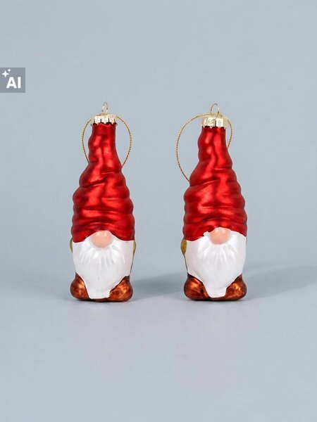 Sinsay - Manó alakú karácsonyfadíszek 2 pack - többszínű
