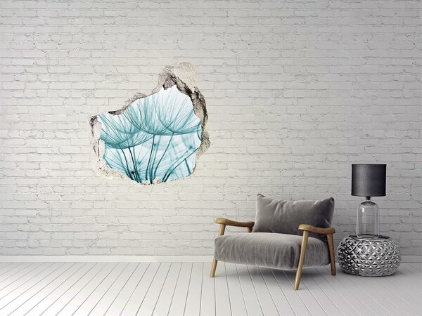 3d-s lyuk vizuális effektusok matrica Pitypang magok