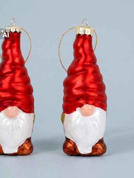 Sinsay - Manó alakú karácsonyfadíszek 2 pack - többszínű