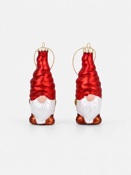 Sinsay - Manó alakú karácsonyfadíszek 2 pack - többszínű
