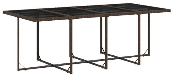 VidaXL 13 részes barna polyrattan kerti ülőgarnitúra párnákkal