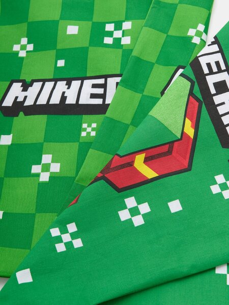 Sinsay - Párnahuzat szett karácsonyi mintával Minecraft - zöld
