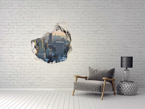 3d-s lyuk vizuális effektusok matrica Manhattan new york