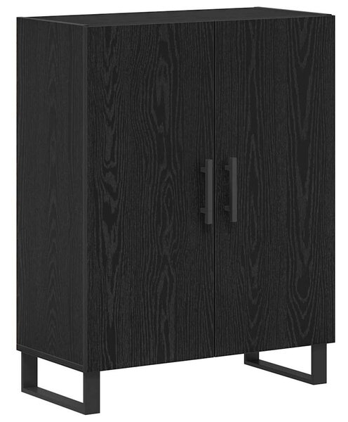 VidaXL Magasfiú 2 db Fekete tölgy 69,5 x 34 x 180 cm