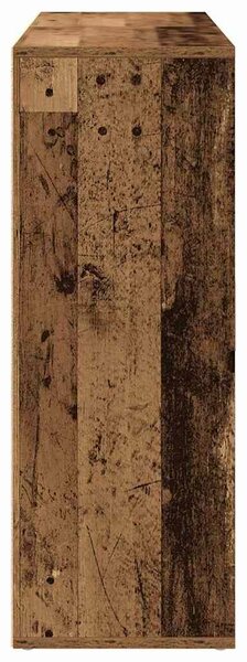 VidaXL Széf 2 db Öreg fa 60 x 31 x 84 cm Szerelt Fa