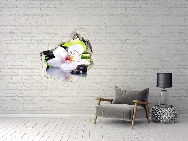 3d-s lyuk vizuális effektusok matrica Orchidea