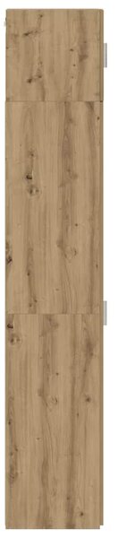 VidaXL Polcos tárolószekrény Kézműves Tölgy 30 x 42,5 x 225 cm