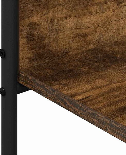 VidaXL Ruhafogó polcokkal tárolóval Barna 120 x 44 x 160 cm Faanyag