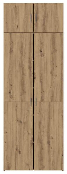VidaXL Tárolószekrény 2 db Artisan tölgy 80 x 42,5 x 225 cm